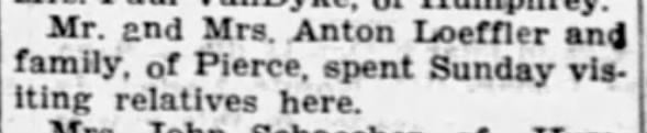 Clipping from The Columbus Telegram